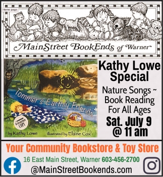 Kathy Lowe Special, MainStreet BookEnds, Warner, NH