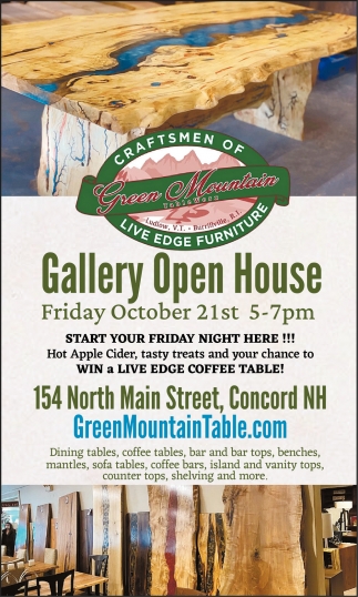 Gallery Open House, Green Mountain Tableworx