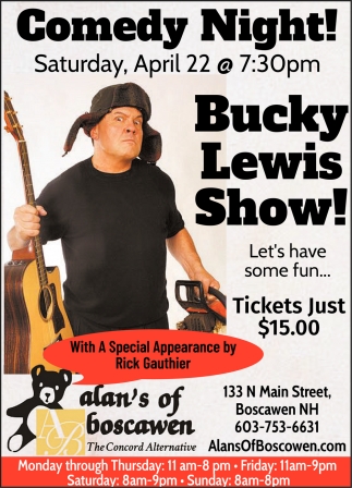 Comedy Night!, Alan's Of Boscawen, Boscawen, NH