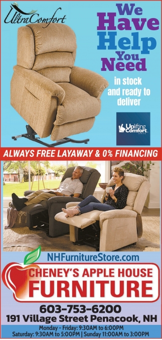 We Have Help You Need, Cheney's Apple House Furniture, Boscawen, NH