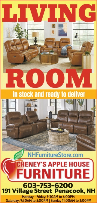 Living Room In Stock And Ready To Deliver, Cheney's Apple House