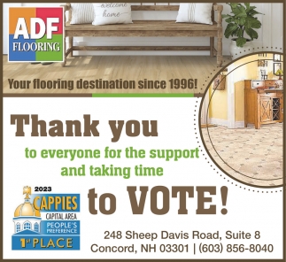 Your Flooring Destination Since 1996!, ADF Flooring, Concord, NH