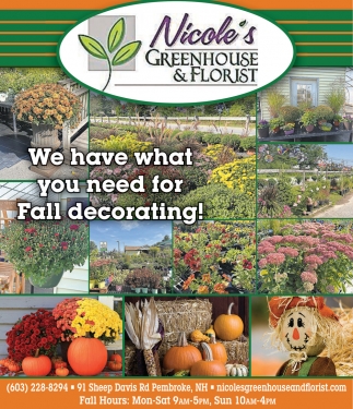 We Have What You Need For Fall Decorating!, Nicole's Greenhouse