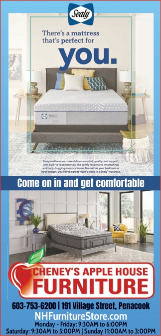 Come On In And Get Comfortable, Cheney's Apple House Furniture