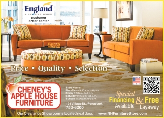 Special Financing Available Cheney S Apple House Furniture