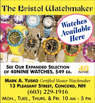 Bristol watchmaker 2025