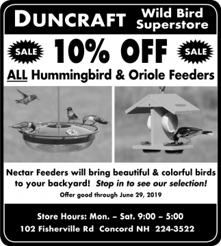 All Hummingbird Oriole Feeders Duncraft Wild Bird Retail Store