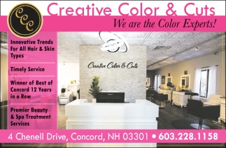 We Are The Color Experts Creative Color Cuts Concord Nh