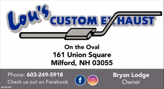 Lous Custom Exhaust >> Check Us Out On Facebook Lou S Custom Exhaust Lous Custom Exhaust >> Check Us Out On Facebook Lou S Custom Exhaust